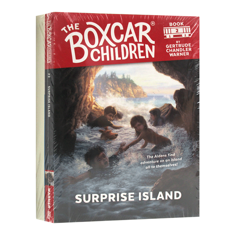 英文原版 Surprise Island棚车少年套装2西班牙语英语2本套装 The Boxcar Children Mysteries 2英文版进口英语原版书籍-图3