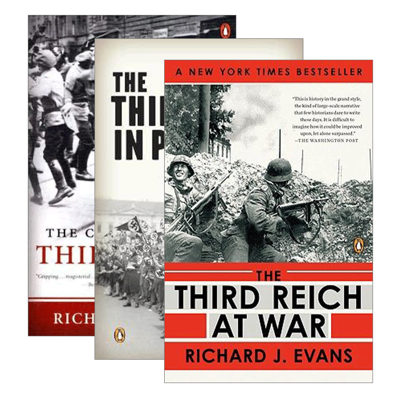 华研原版 英文原版 The History of the Third Reich Book 1-3 第三帝国三部曲1-3册 英文版 进口英语原版书籍 - 图1