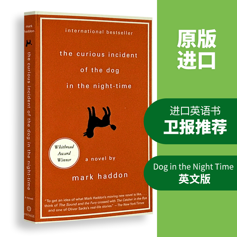 深夜小狗神秘事件英文原版The Curious Incident of the Dog in the Night Time同名电影话剧小说马克哈登进口书小狗离奇事件 - 图1