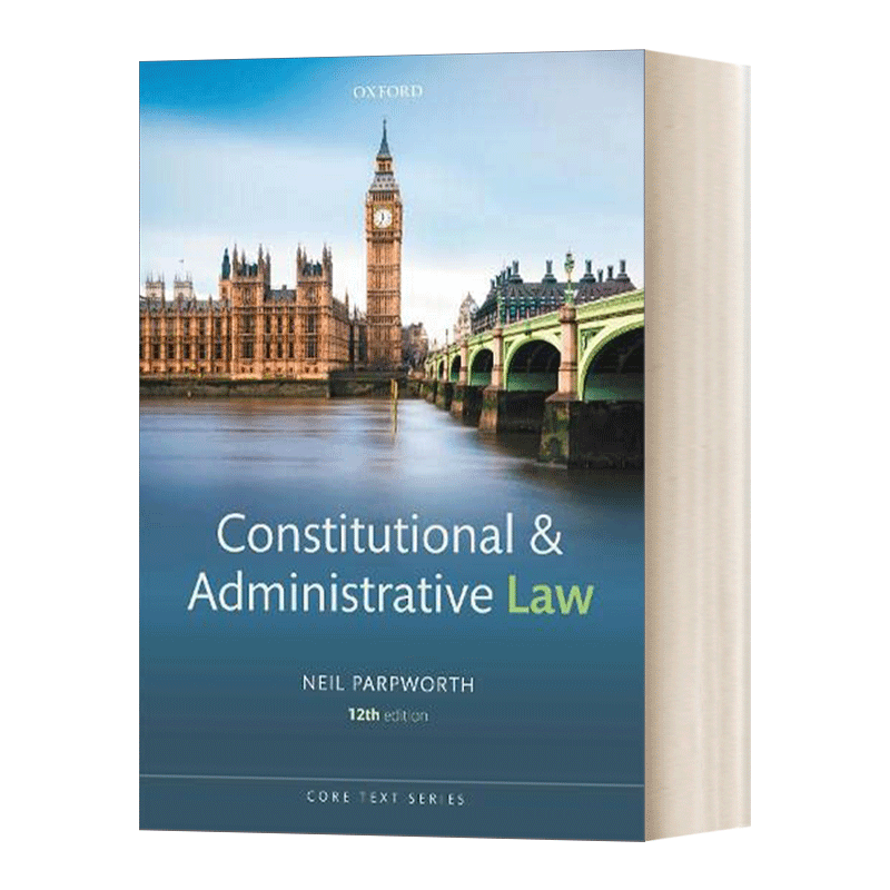 宪法和行政法 英文原版 Constitutional and Administrative Law 第十二版 英文版 进口英语原版书籍 - 图0