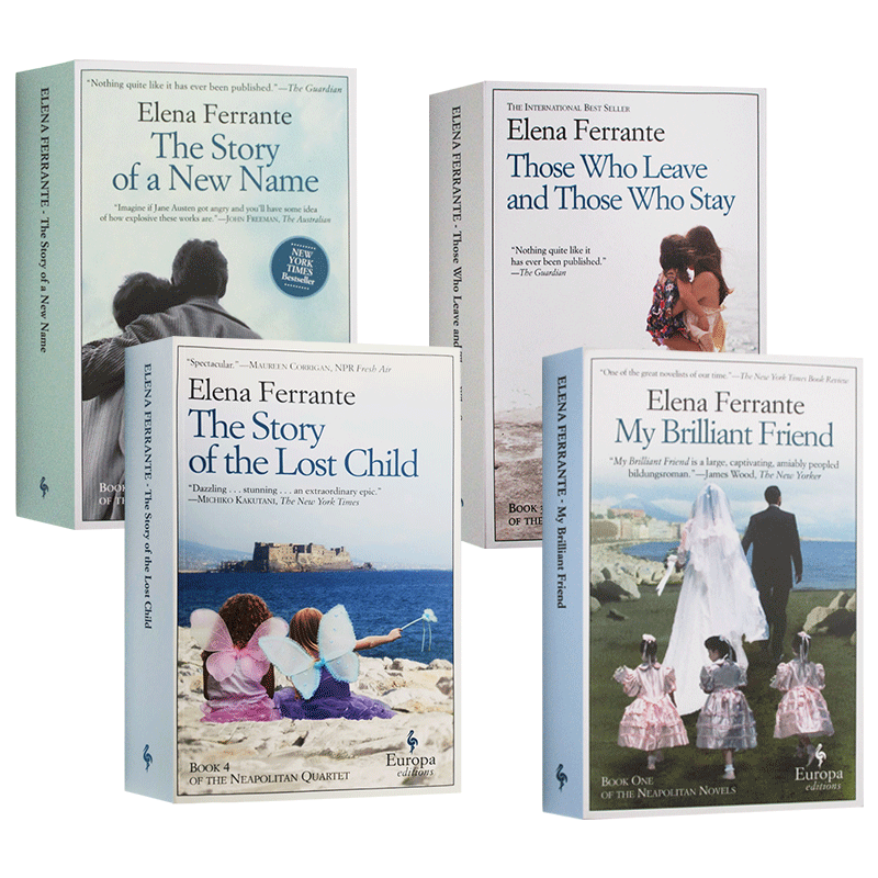 那不勒斯四部曲套装 英文原版小说书 HBO我的天才女友 The Neapolitan Novels My Brilliant Friend 埃莱娜费兰特 Elena Ferrante - 图3