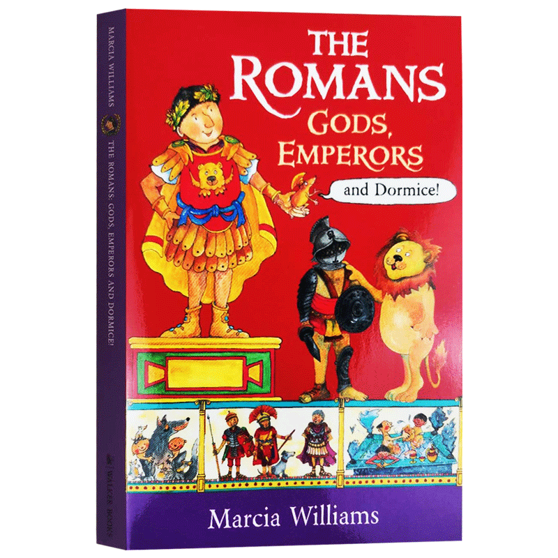 罗马诸神与帝国的故事 英文原版 The Romans Gods Emperors and Dormice 图话经典 小学生英语课外阅读古典神话传说历史书籍英文版 - 图2