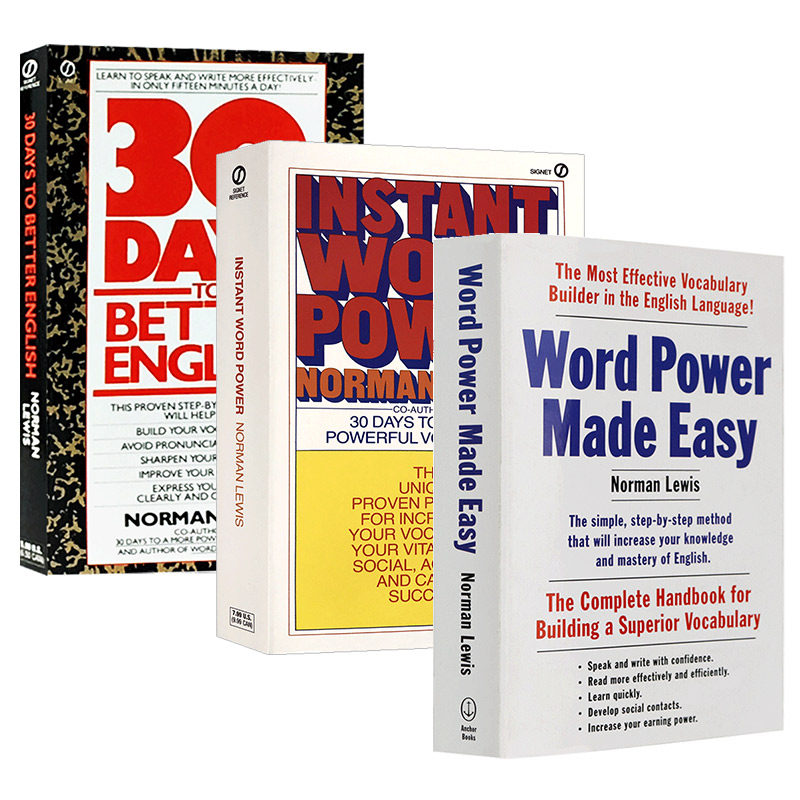 Word Power Made Easy 单词的力量英文原版 30天提高英语技能英文版 词根词缀记英语词汇学习进口原版书 诺曼刘易斯 Norman Lewis