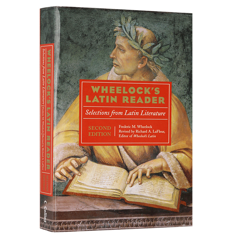 韦洛克拉丁语读物 第2版进口英文原版 Wheelock’s Latin Reader 收录大量古典拉丁语作家原文赏读拉丁语词汇自学教材书籍大学教辅 - 图1