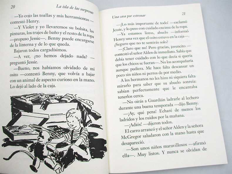 英文原版 Surprise Island棚车少年套装2西班牙语英语2本套装 The Boxcar Children Mysteries 2英文版进口英语原版书籍-图2