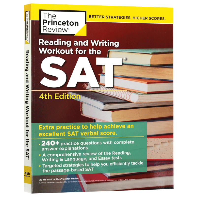 SAT读写训练 新版第4版 英文原版 Reading and Writing Workout for the SAT 美国高考SAT 英文版 进口原版英语考试辅导书籍 - 图3