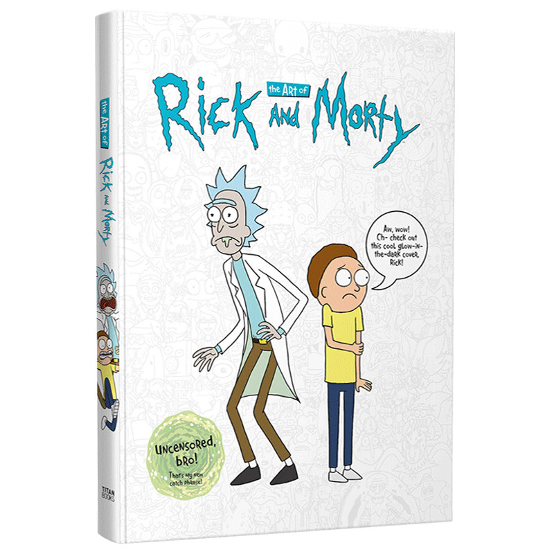 瑞克和莫蒂设定集 英文原版The Art of Rick and Morty 动画瑞克与莫蒂设定集 高分神作 脑洞大开 英文版科幻动画 进口艺术类书籍,淘宝优惠券,粉丝福利购,淘宝优惠卷