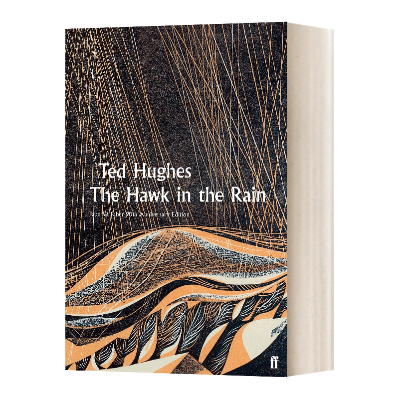 英文原版 The Hawk in the Rain泰德休斯雨中的鹰费伯90周年诗集系列外国诗歌费伯诗歌进口英语书籍-图0