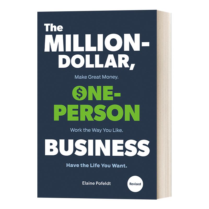 英文原版 The Million-Dollar One-Person Business 百万美金的一人生意 自主创业 Elaine Pofeldt 英文版 进口英语原版书籍