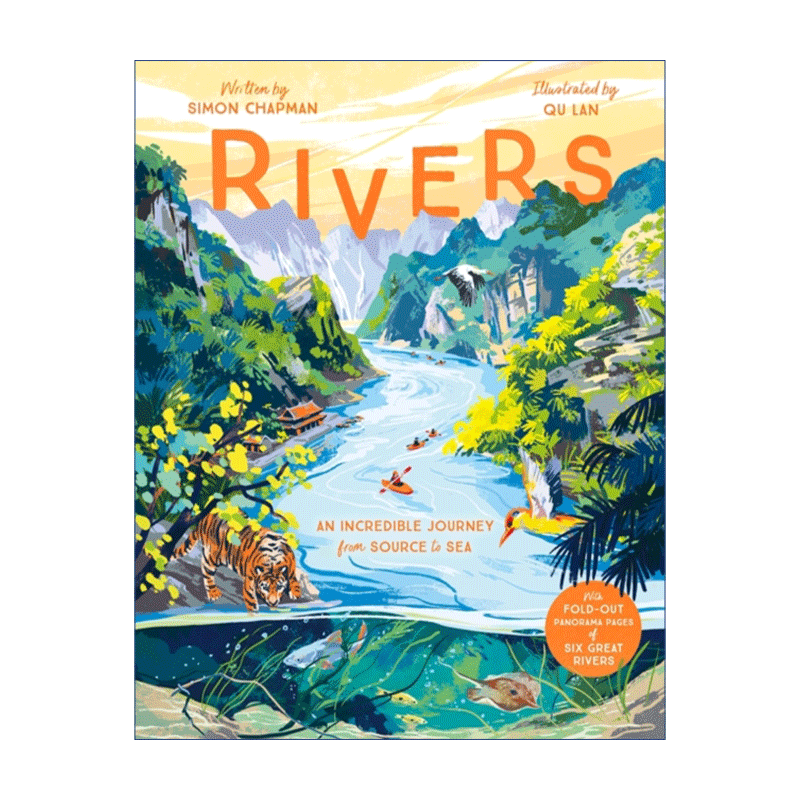 河流  英文原版 Rivers 儿童自然精装绘本 科学百科知识图画书 英文版 进口英语原版书籍