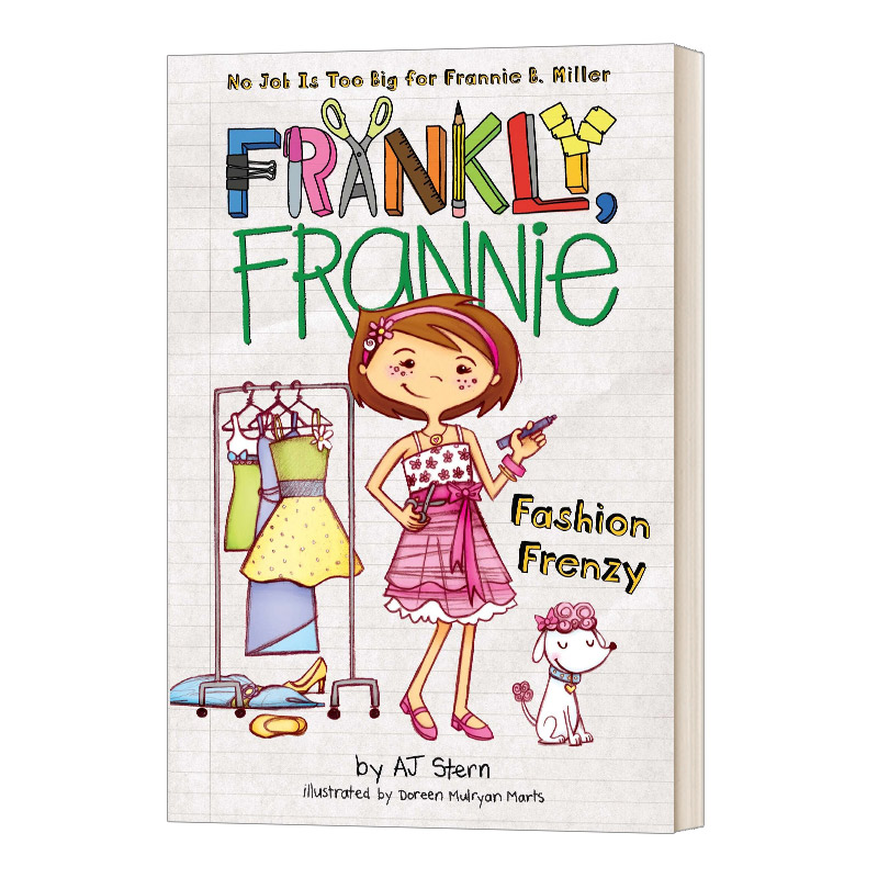 英文原版 Frankly  Frannie Fashion Frenzy 坦率点 弗兰妮6 英文版 进口英语原版书籍 - 图0