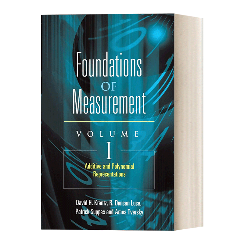 英文原版 测量基础卷一 加法和多项式表示 Foundations of Measurement Volume I Dover数学知识应用丛书 英文版 进口英语原版书籍