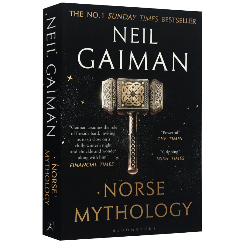 北欧神话 尼尔盖曼 英文原版 Norse Mythology Neil Gaiman 诸神的黄昏 American Gods 英文版科幻小说 正版进口英语书籍 - 图1