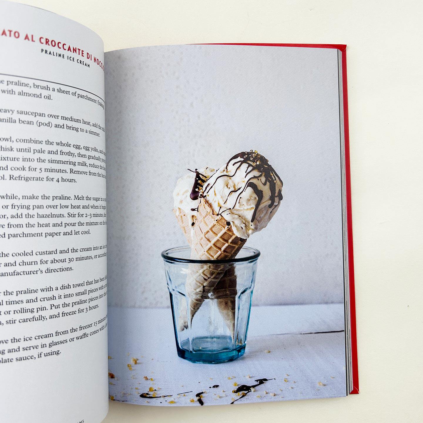意大利烹饪学校 英文原版 Italian Cooking School Ice Cream 冰淇淋雪糕 饮食料理食谱 甜点制作指南 英文版 进口英语原版书籍