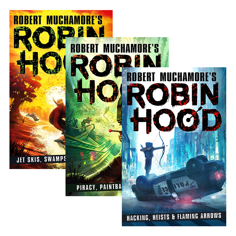 华研原版 英文原版小说 Robin Hood 罗宾汉1-3册 Robert Muchamore
