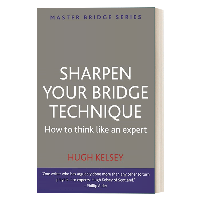 英文原版 Sharpen Your Bridge Technique 磨练你的桥牌技巧 英文版 进口英语原版书籍 - 图0