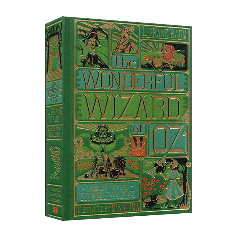 英文原版 The Wonderful Wizard of Oz Interactive MinaLima Edition 绿野仙踪立体互动书 MinaLima工作室 英文版 进口英语书籍 - 图1