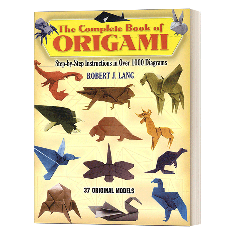 华研原版 英文原版 The Complete Book of Origami 折纸全集 1000多张图表分步说明 英文版 进口英语原版书籍