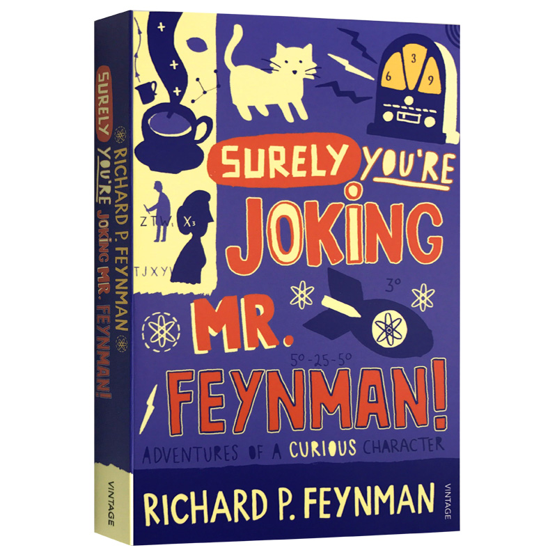 别逗了费曼先生 英文原版人物传记 Surely You're Joking Mr Feynman 别闹了费曼先生 诺贝尔物理学奖得主费曼 英文版进口英语书籍 - 图0