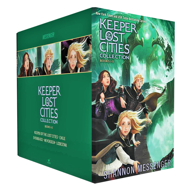 失落城市的守护者1-5套装英文原版儿童冒险小说 Keeper of the Lost Cities Collection Books 1-5 青少年读物 进口英语书籍 - 图0