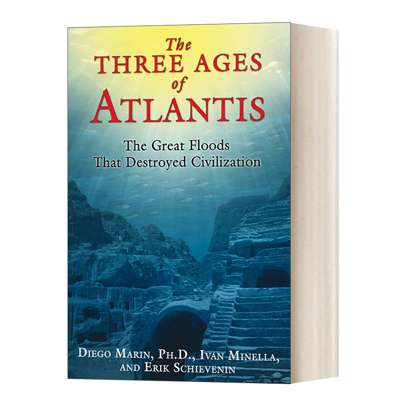 英文原版 The Three Ages of Atlantis 亚特兰蒂斯的三个时代 毁灭文明的大洪水 Diego Marin 英文版 进口英语原版书籍 - 图0