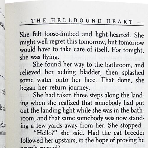 英文原版 The Hellbound Heart 受地狱羁绊之心 猛鬼追魂 影视原著恐怖小说 Clive Barker 英文版 进口英语原版书籍 - 图2