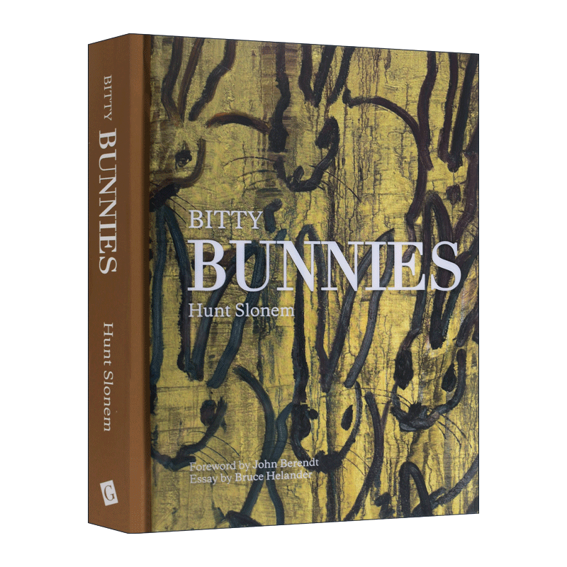 抽象绘画小兔子画集 英文原版 Bitty Bunnies Hunt Slonem国际知名艺术大师亨特·斯隆印象主义 精装 英文版 进口英语原版书籍