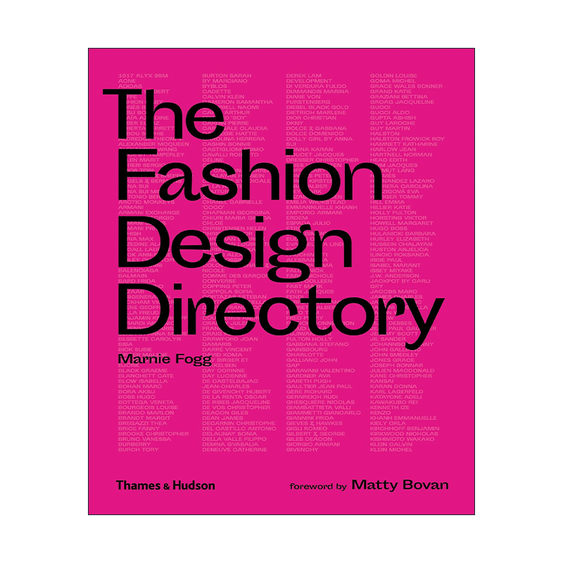 英文原版 The Fashion Design Directory 时装设计词典 英文版 进口英语原版书籍 - 图0