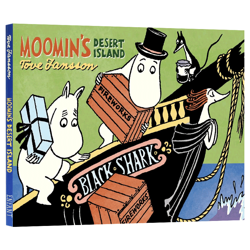 英文原版 Moomin's Desert Island 姆明的荒岛 英文版 姆明一族动画故事 进口英语原版书籍 - 图1