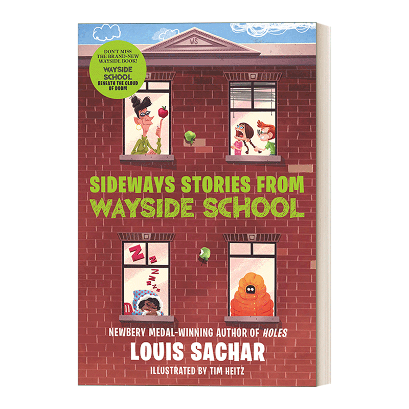 英文原版 Sideways Stories from Wayside School 歪歪路小学1 荒诞故事 英文版 进口英语原版书籍 - 图0