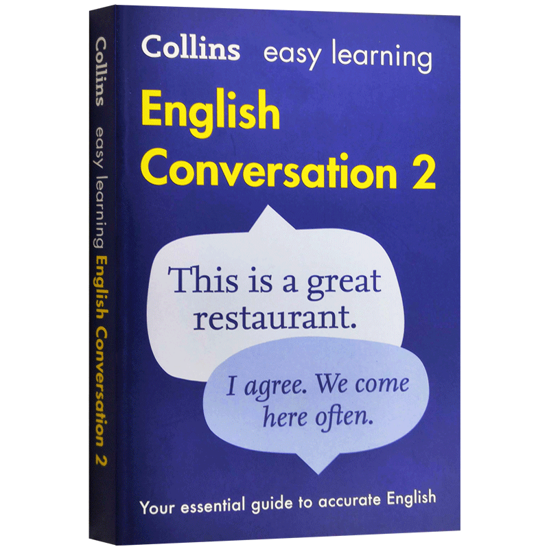 正版 柯林斯轻松学英语口语会话2 英文原版 Collins Easy Learning English Conversation: Book 2 英文版进口书籍 - 图1