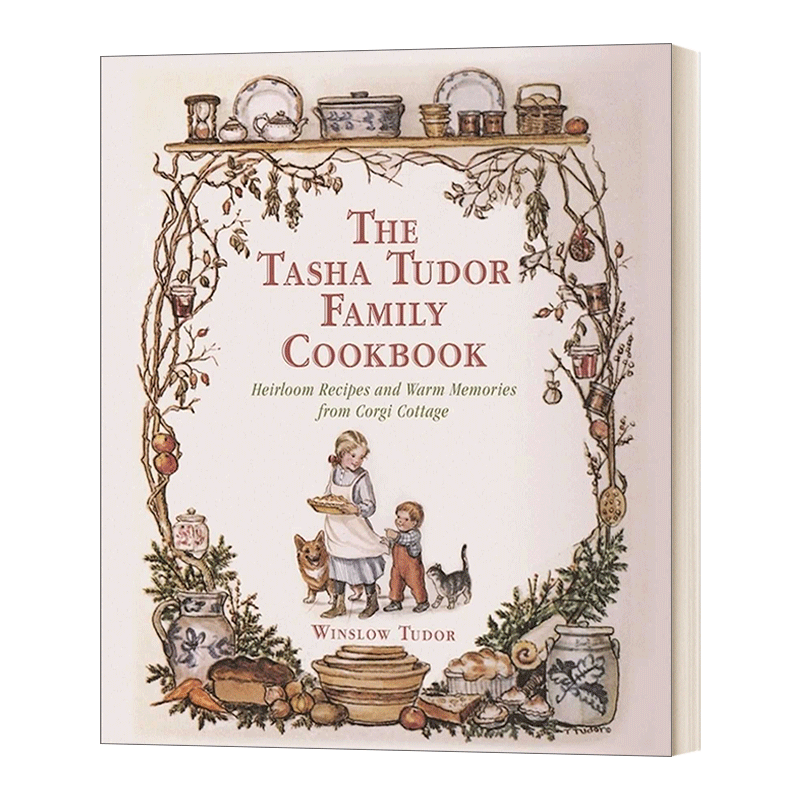 华研原版 英文原版 The Tasha Tudor Family Cookbook 塔莎奶奶的食譜 精装 英文版 进口英语原版书籍 - 图0