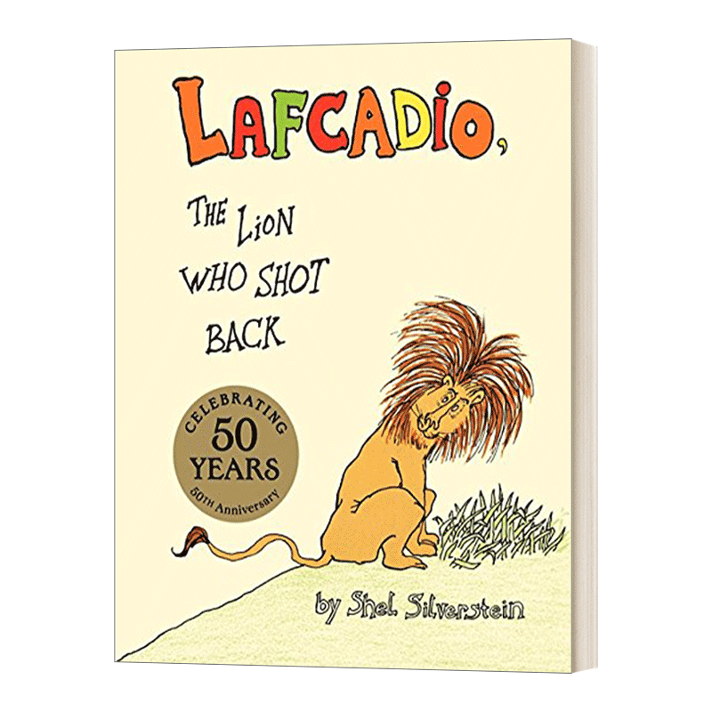 英文原版 Lafcadio the Lion Who Shot Back 一只会开枪的狮子 儿童课外英语阅读故事 亲子共读早教书 英文版 进口英语原版书籍