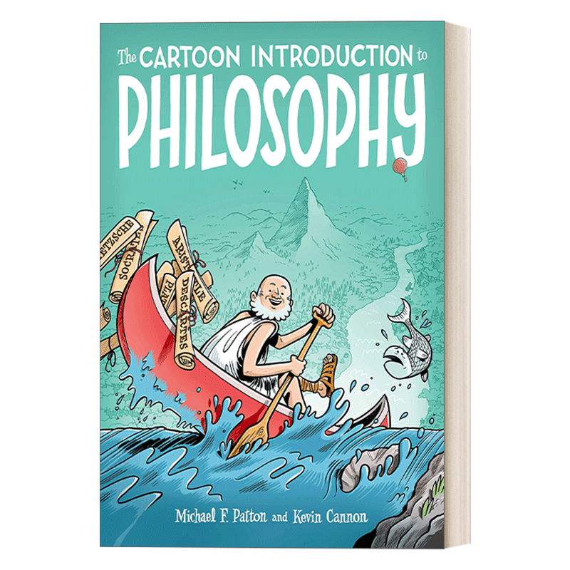 英文原版 The Cartoon Introduction to Philosophy漫画哲学之河 一本漫画读懂哲学 认识世界 探索自己 了解彼此的思辨探险 进口书