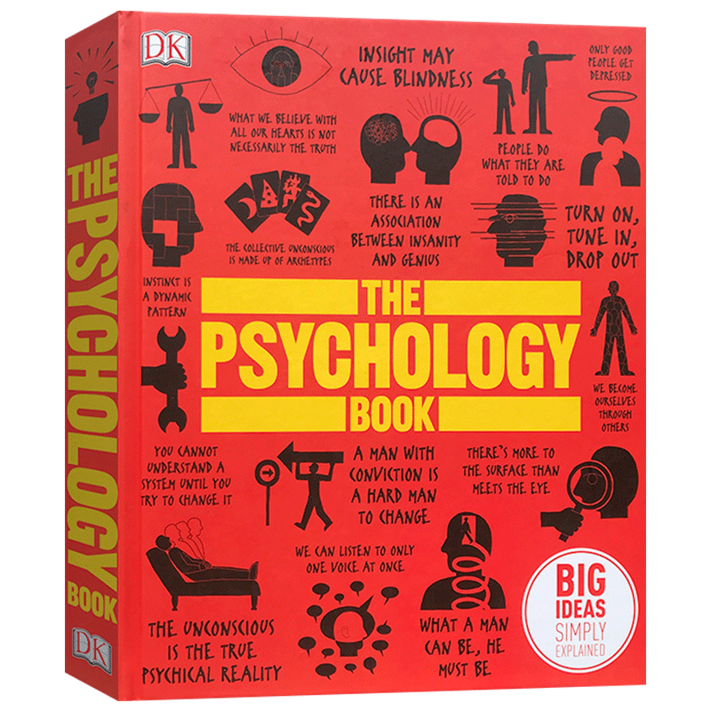 DK心理学百科 英文原版 The Psychology Book DK人类的思想百科丛书 英文版原版书籍 英国DK 精装进口英语书