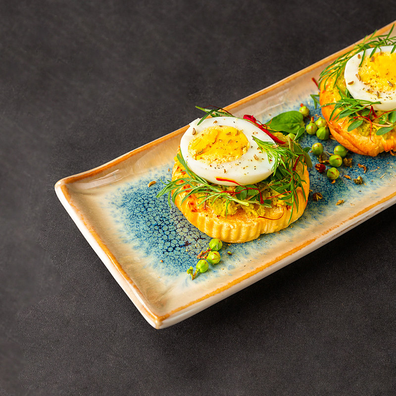 玉泉创意碟子长方盘陶瓷盘子复古寿司盘餐盘日式鱼盘菜盘家用餐具,淘宝优惠券,粉丝福利购,淘宝优惠卷