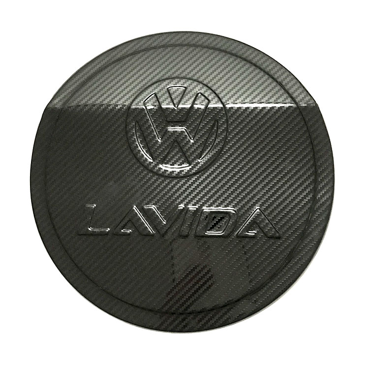 2008-2018款新老款大众朗逸专用改装饰亮贴吧郎逸不锈钢油箱盖贴 - 图1