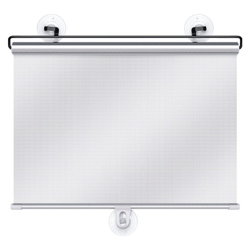 防晒遮阳帘家用可伸缩式办公室隔热帘免打孔安装防晒帘遮挡隐私帘 - 图3