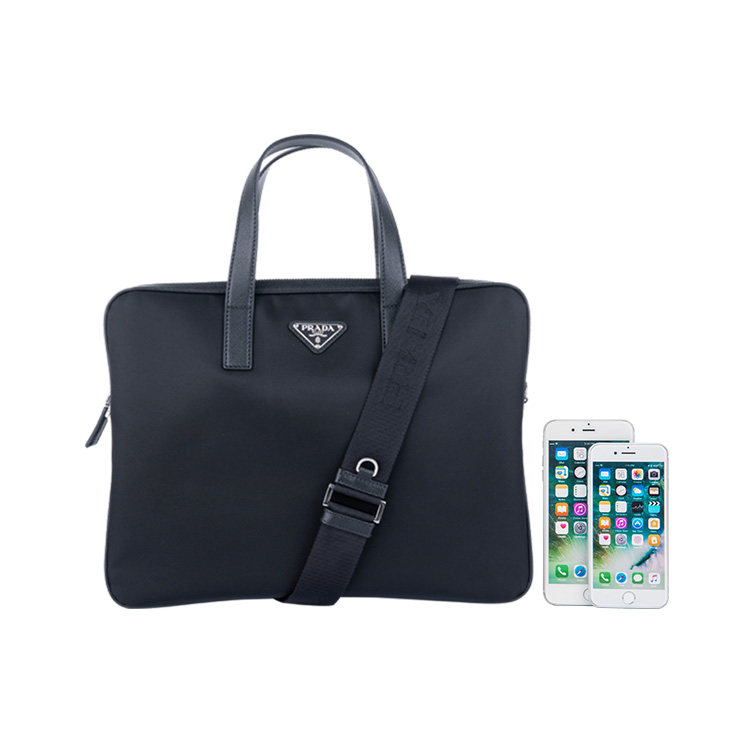 prada /普拉达休闲挎包男20手提包 黛慕名品海外男士包袋