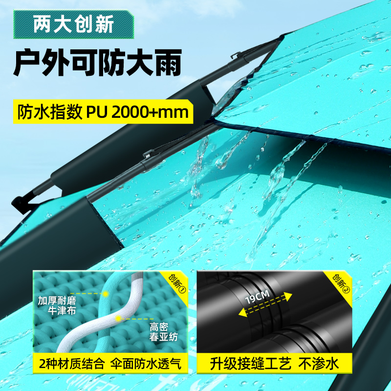 渔之源钓鱼伞钓伞钓鱼遮阳伞2024新款太阳伞户外新型拐杖钓鱼雨伞-图2