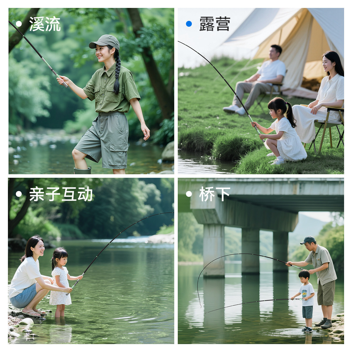 渔之源小蜻蜓小物钓溪流竿短杆小物钓鱼竿短节鱼竿迷你小物竿套装,淘宝优惠券,粉丝福利购,淘宝优惠卷