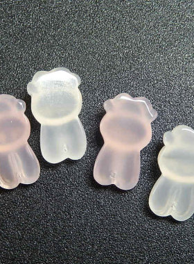 生肖兔男女款玛瑙玉髓小兔子吊坠