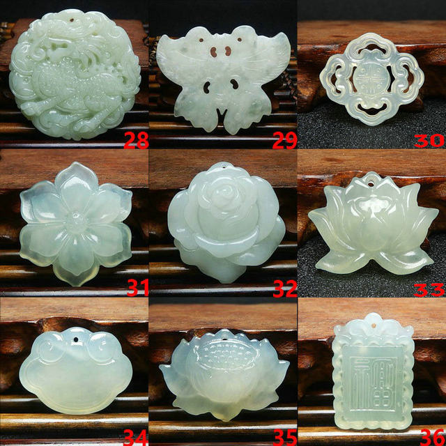 36 types of Xiu jade pendants, retro Hanfu jade pendants for women