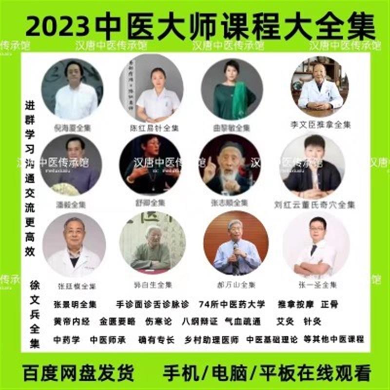 徐文兵全集2023高清视频美食课食疗课筑基班皇帝内经刮痧艾灸站桩 - 图1