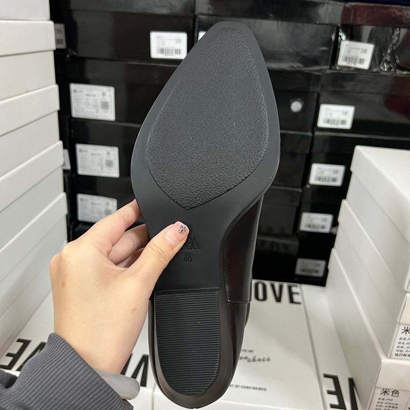 外贸出口西班牙黑色尖头长靴女冬季百搭套筒低跟直筒时尚复古,淘宝优惠券,粉丝福利购,淘宝优惠卷