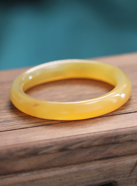 天然整圈羊角手镯子送女友妈妈礼