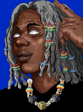 hiphop彩色男女项链CHERIENIU