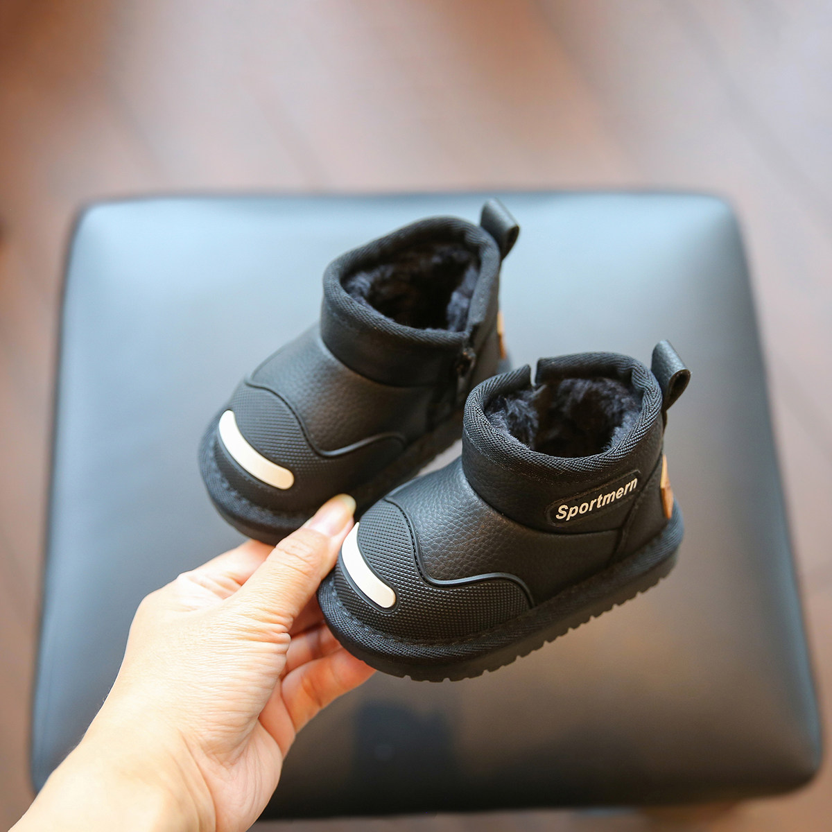 男童雪地靴冬季加绒加厚儿童棉鞋防水防滑软底男宝宝鞋子女童棉靴,淘宝优惠券,粉丝福利购,淘宝优惠卷