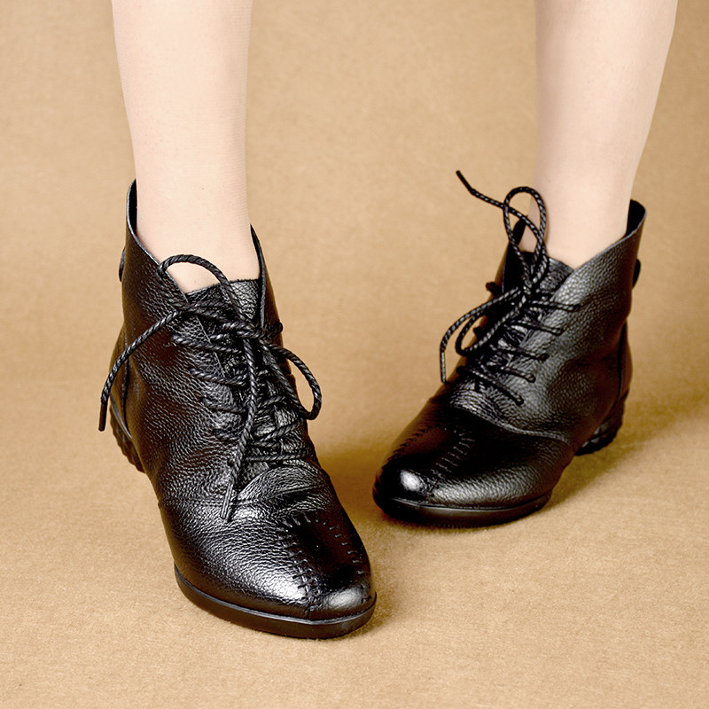 舞蹈鞋女广场舞真皮春秋意中飞广场舞鞋水兵舞鞋软底舞靴跳舞女鞋,淘宝优惠券,粉丝福利购,淘宝优惠卷