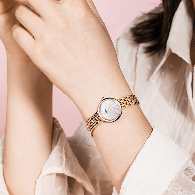 劳士顿正品2020新款简约气质石英表 rosdn劳士顿兰蒂克国产腕表